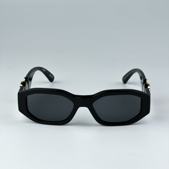 Versace KIDS VK4429U GB1/87 BRAND NEW Sunglasses Black Grey Gold Rectangle Kids - Picture 7 of 12
